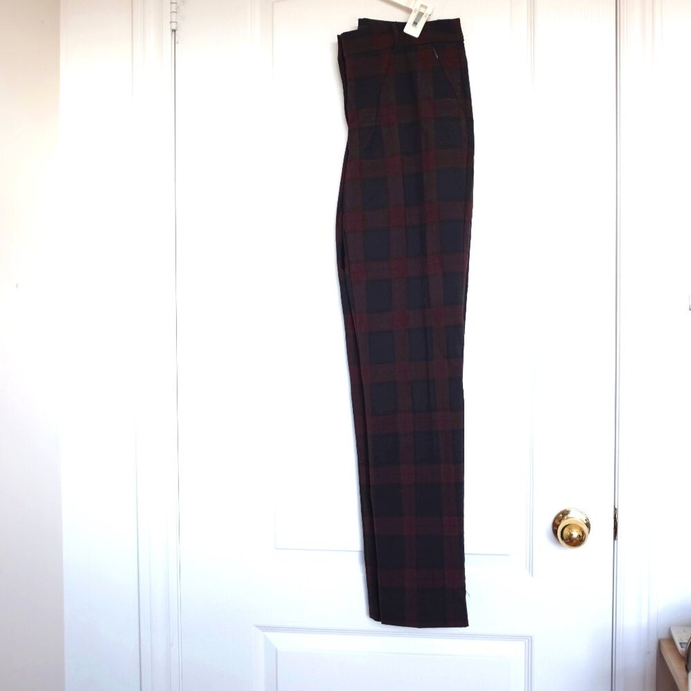 COPY - Reitmans plum purple checked pants size 8 - Picture 4 of 4